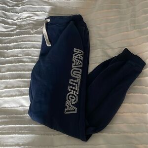 ⭐️SALE⭐️ Nautica dark blue sweatpants. size S/M